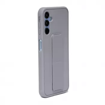 iLike Samsung Galaxy A14 5G Silikona Maciņš ar Statīvu Purpura