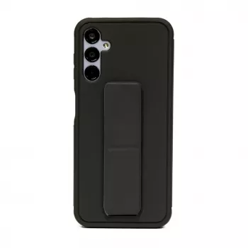 iLike Samsung Galaxy A34 5G Silicone Case with Stand Black