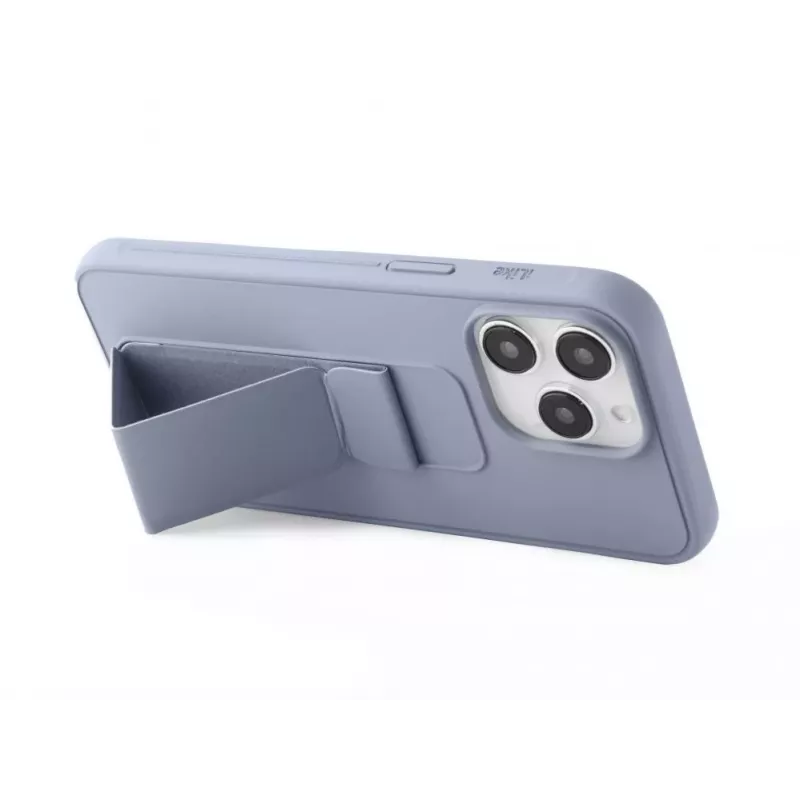 iLike Apple iPhone 14 Pro Silikona Maciņš ar Statīvu Purpura