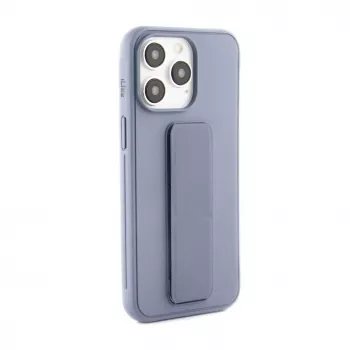 iLike Apple iPhone 15 Pro Max Silikona maciņš ar statīvu Purpura