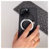 iLike Apple iPhone 15 Pro Max Kickstand Case ar MagSafe Melns