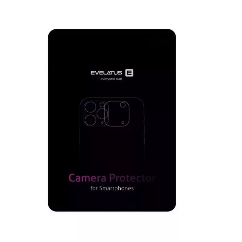 Evelatus Apple iPhone 15 Camera Lens Protector Armor Black