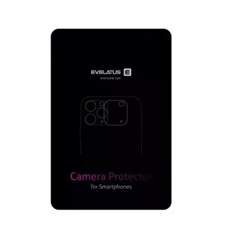 Evelatus Apple iPhone 12 Full Camera Lens Protector Armor - Melns