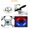 iLike Phantom Quadcopter Drone 360° (HC615) ar tālvadības pulti 2.4GHz, USB uzlāde, 6 asu žiroskops, 4 kanāli - Balts