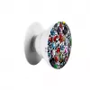 iLike Universal Pop Holder Stickers - Melns - 1 iepakojums