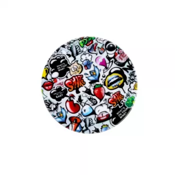 iLike Universal Pop Holder Stickers - Melns - 1 iepakojums