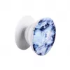 iLike Universal Pop Holder Marble Blue Silver