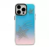 iLike Apple iPhone 14 Laser Shell Star Back Cover - Caurspīdīgs
