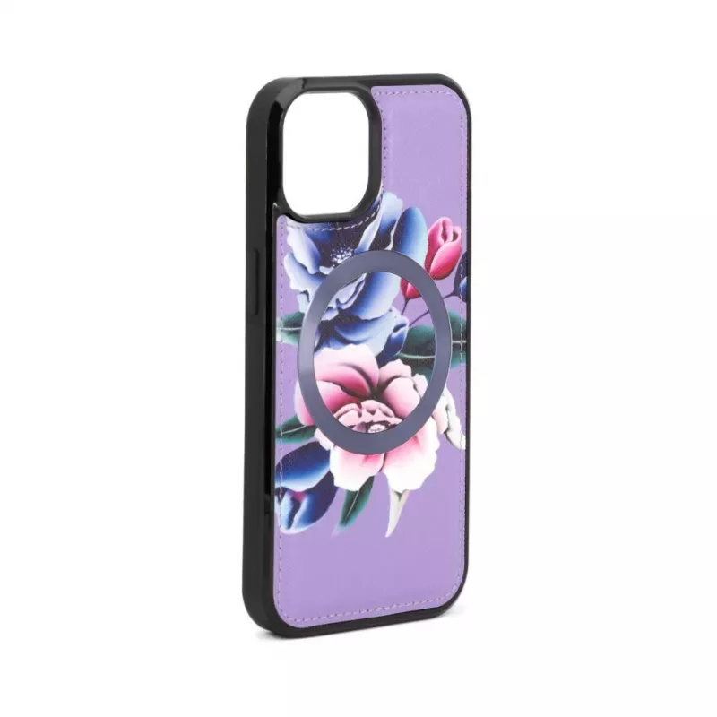Evelatus Apple iPhone 14 Wallet and Slim Cover Case Purple