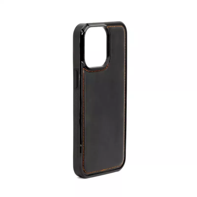 Evelatus Apple iPhone 15 Pro Max Magnetic Zip Pocket Case ar rāvējslēdzēja dizainu - Melns