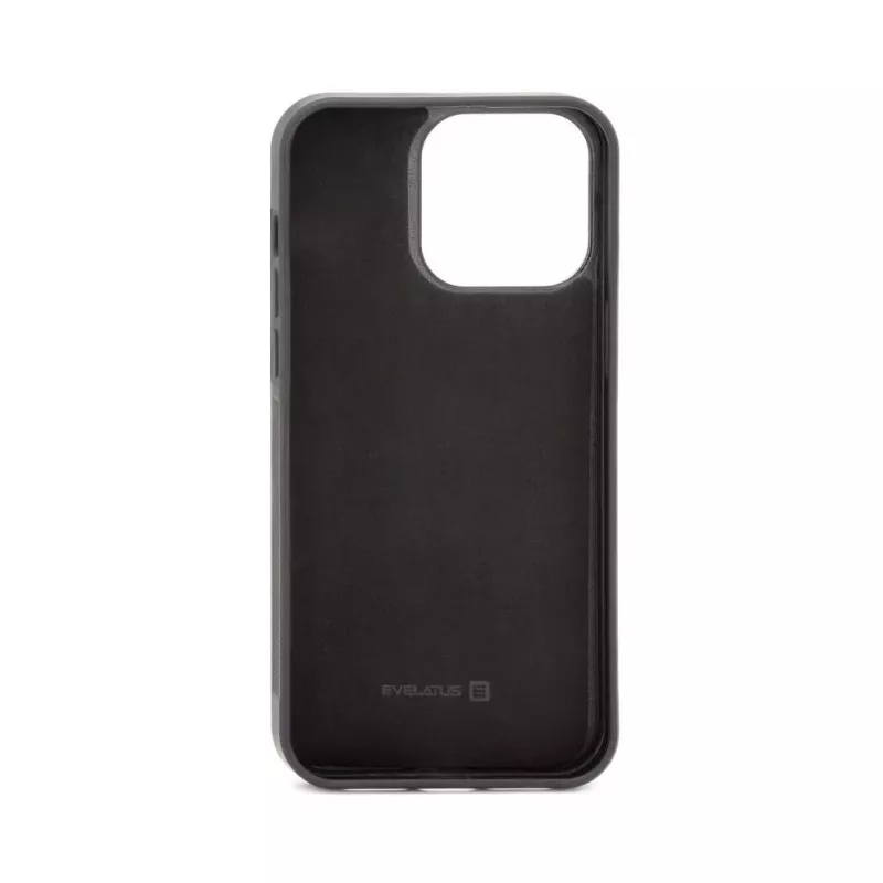 Evelatus Apple iPhone 15 Pro Max Magnetic Zip Pocket Case ar rāvējslēdzēja dizainu - Melns