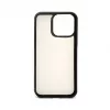 Evelatus Apple iPhone 14 Pro Max Leather Case Zipper Design Flower White