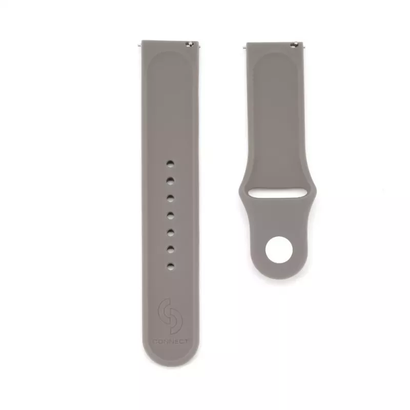 Connect 20mm Silicone Loop Watch Strap (S/M 110mm) Gray