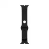 Connect Watch 42/44/45mm Silicone Loop Watch Strap (140mm M/L) Black
