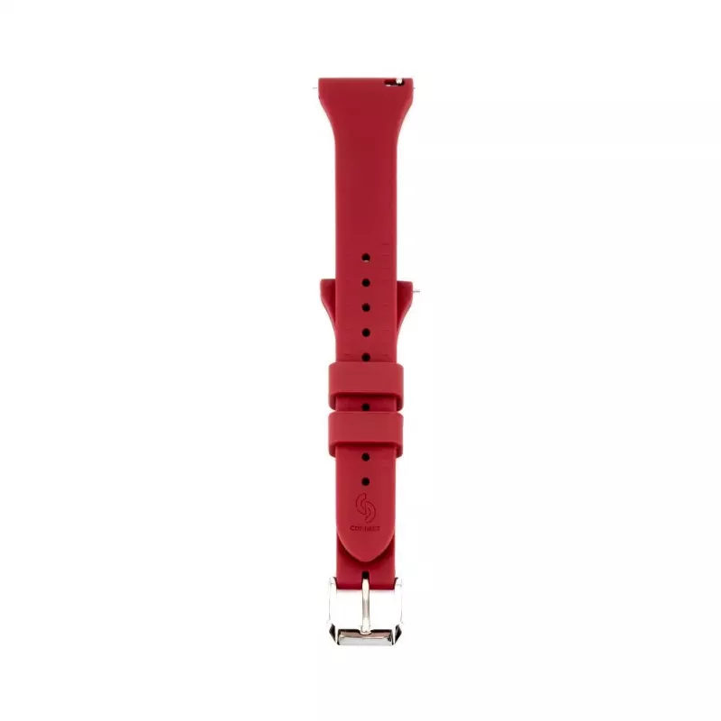 Connect 22mm T-Buckle Silicone Loop Watch Strap (130mm M/L) Plum