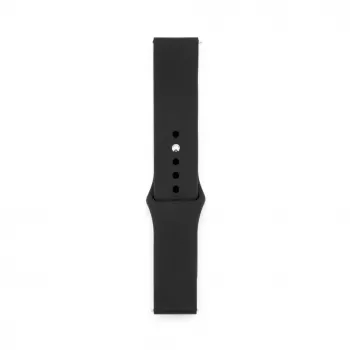 Connect 22mm Silikona Cilpas Pulksteņa Siksniņa (S/M 110mm) Melna