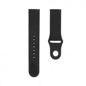 Connect 22mm Silikona Cilpas Pulksteņa Siksniņa (S/M 110mm) Melna