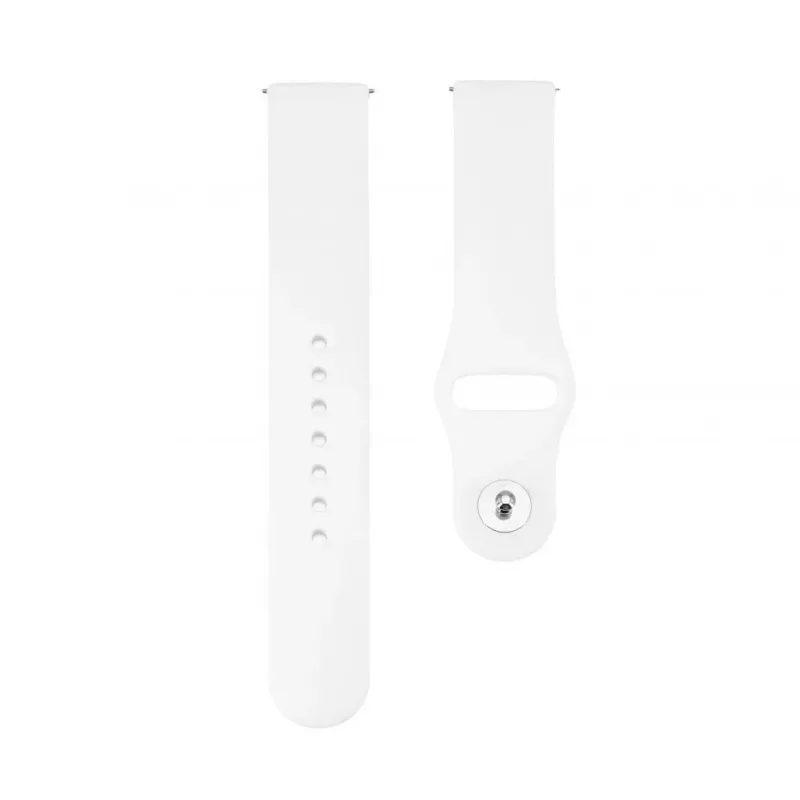 Connect 22mm Silikona Cilpas Pulksteņa Siksniņa (S/M 110mm) Balta