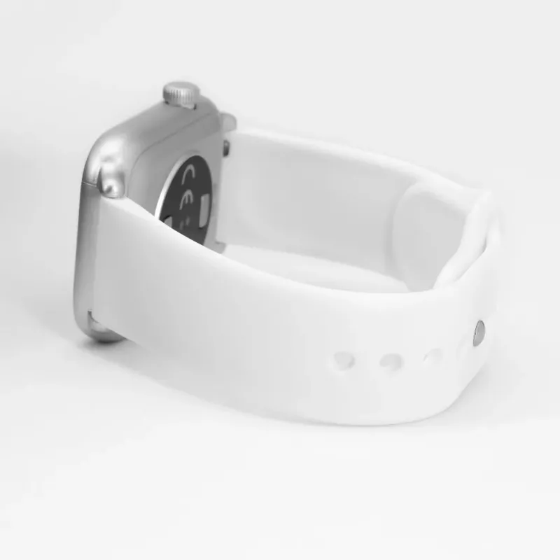Connect 22mm Silikona Cilpas Pulksteņa Siksniņa (S/M 110mm) Balta