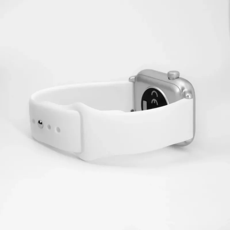 Connect 22mm Silikona Cilpas Pulksteņa Siksniņa (S/M 110mm) Balta