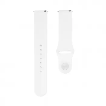 Connect 22mm Silikona Cilpas Pulksteņa Siksniņa (S/M 110mm) Balta