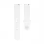 Connect 22mm Silikona Cilpas Pulksteņa Siksniņa (S/M 110mm) Balta