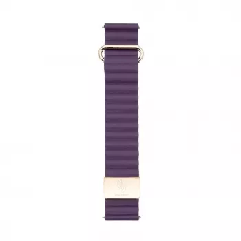 Connect 20mm Īstas ādas pulksteņa siksniņa ar magnētisku aizdari - Crimson Cherry (130mm M/L)