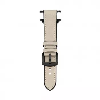 Connect Watch 38/40/41mm Silikona ādas pulksteņa siksniņa (132mm M/L) Balta