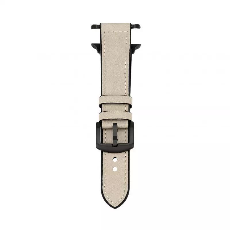 Connect Watch 38/40/41mm Silikona ādas pulksteņa siksniņa (132mm M/L) Balta
