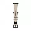 Connect Watch 38/40/41mm Silikona ādas pulksteņa siksniņa (132mm M/L) Balta