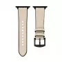 Connect Watch 38/40/41mm Silikona ādas pulksteņa siksniņa (132mm M/L) Balta