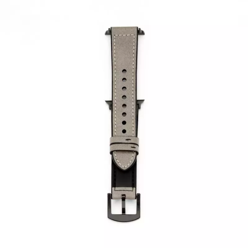 Connect Watch 38/40/41mm Silikona ieliktņa ādas pulksteņa siksniņa (132mm M/L) Sudraba