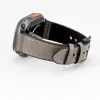 Connect Watch 38/40/41mm Silikona ieliktņa ādas pulksteņa siksniņa (132mm M/L) Sudraba
