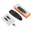 CP G10s Universal Smart TV Air Mouse - Bezvadu / IR Tālvadības pults ar Balss palīgu un Žiroskopu Melna
