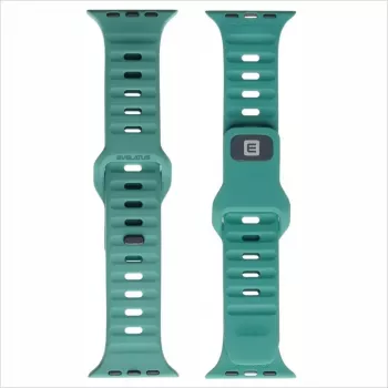 Evelatus Watch 38/40/41 Sport Silicone Loop Green