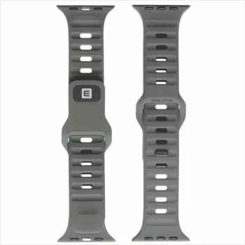 Evelatus Watch 38/40/41 Sport Silicone Loop Dark Gray
