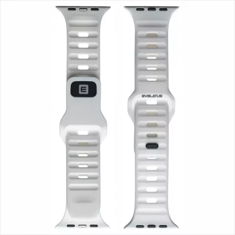 Evelatus Watch 38/40/41 Sport Silicone Loop White