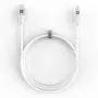 Evelatus USB-C to Lightning kabelis 1,2m 60W (MFI09) Alumīnija korpuss Pīts Balts