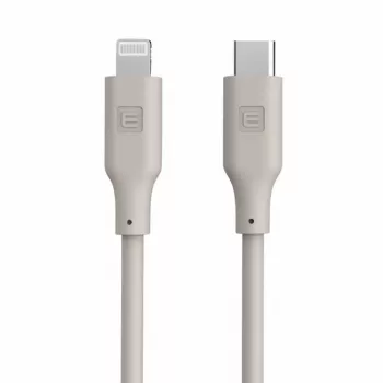 Evelatus USB-C uz Lightning Silikona Kabelis 1.2m (MFI10CL) 60W / 20V 3A Silts Pelēks