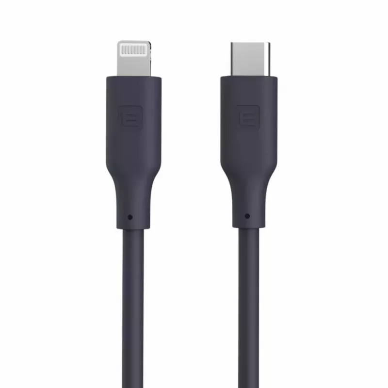 Evelatus USB-C uz Lightning silikona kabelis 1.2m (MFI10CL) 60W / 20V 3A zils