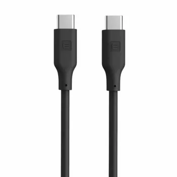 Evelatus USB-C uz USB-C Silikona Kabelis 1,2m 60W / 20V 3A Melns