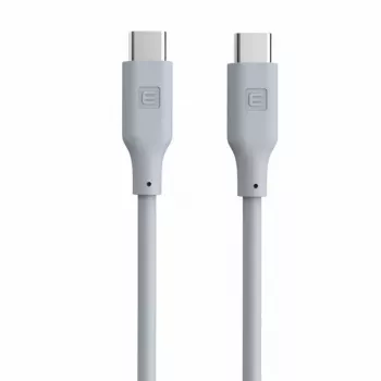 Evelatus USB-C uz USB-C Silikona kabelis 1,2m 60W / 20V 3A Balts
