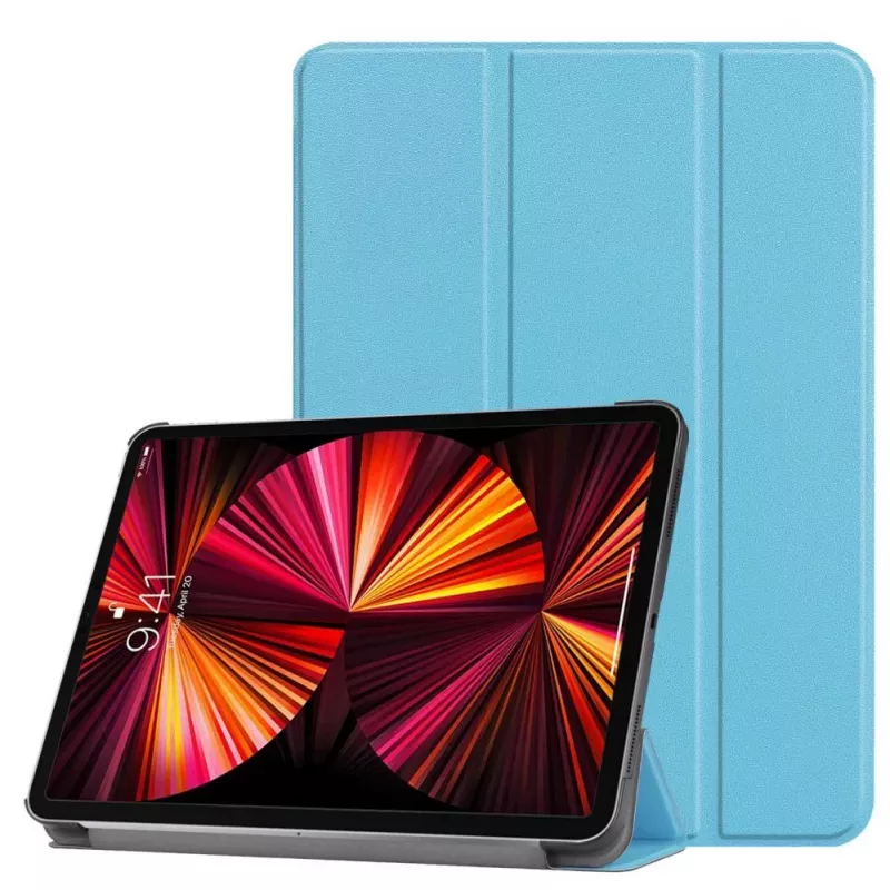 iLike iPad Mini 5 7.9 Tri-Fold Eco-Leather Stand Case Sky Blue