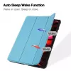 iLike Galaxy Tab S6 Lite 10.4 P610 Tri-Fold Eco-Leather Stand Case Sky Blue