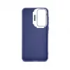 iLike Samsung Galaxy A15 Hybrid Case ar Kameras Statīvu Zilā Krāsā