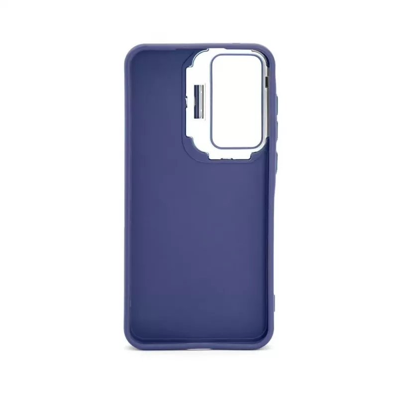 iLike Samsung Galaxy A15 Hybrid Case ar Kameras Statīvu Zilā Krāsā