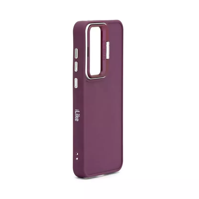 iLike Samsung Galaxy A15 Hybrid Case ar Kameras Statīvu Plūmju