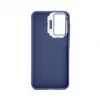 iLike Samsung Galaxy A55 Hybrid Case ar Kameras Statīvu Zilā Krāsā