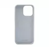 Evelatus Apple iPhone 15 Pro Premium Magsafe Soft Touch Silicone Case New Function Grey Blue