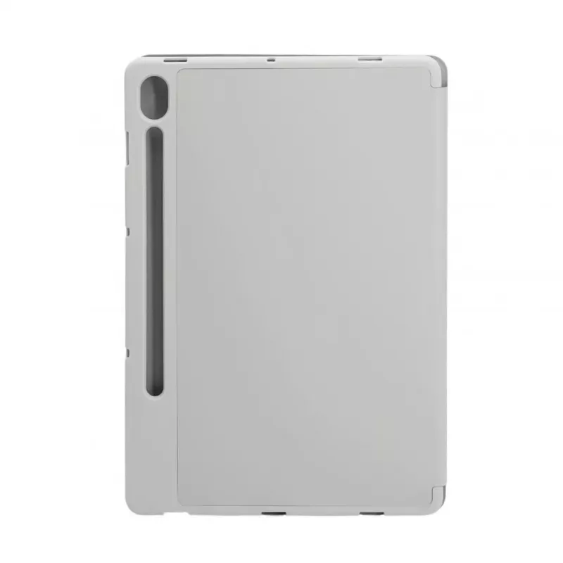 Evelatus Galaxy Tab S9 FE Tablet Case with Imitate Microfiber Inside Silver